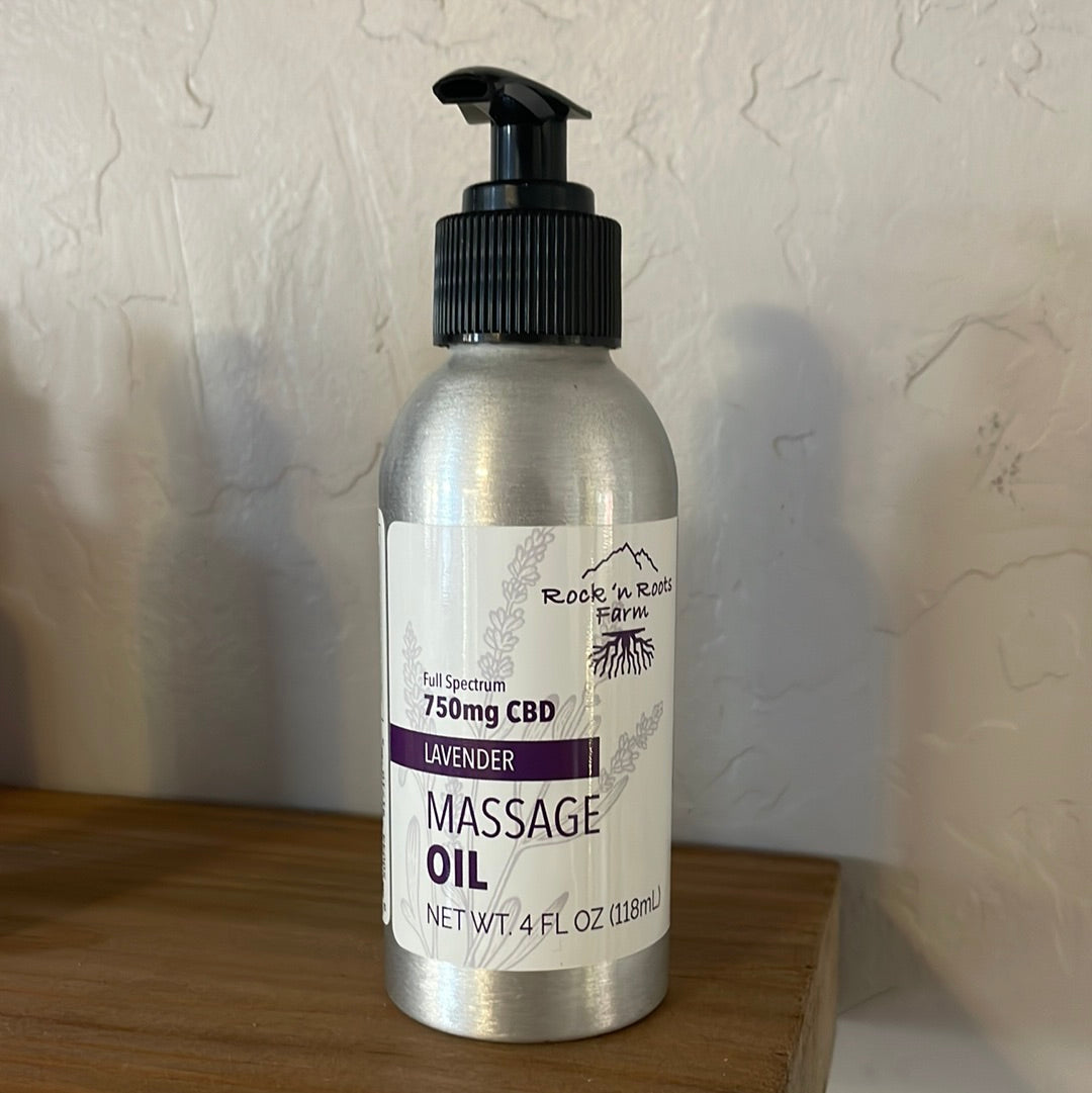 Rocknroots CBD Massage Oil