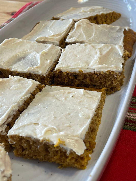 Sourdough pumpkin bar